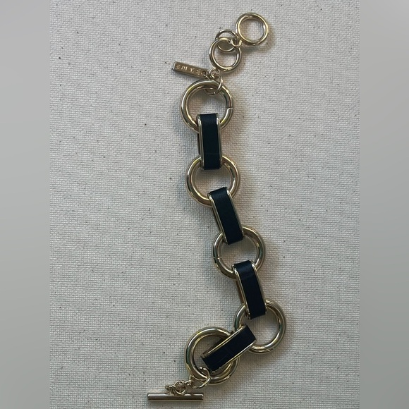 Gold and Black Chain Bracelet - Picture 1 of 4